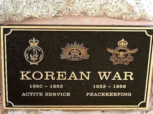 Korean War Plaque Korean War Plaque