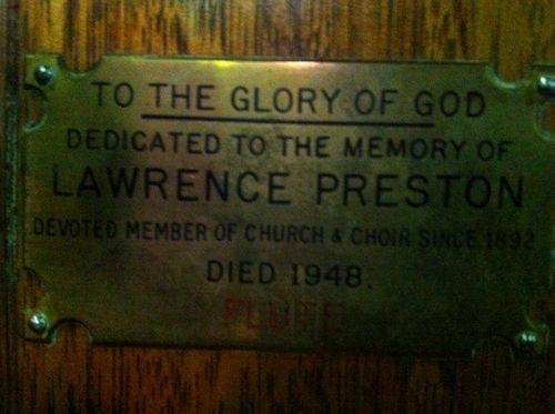 Lawrence Preston : 12-July-2012