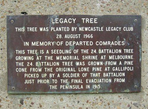 Legacy Tree Plaque : 26-02-2014