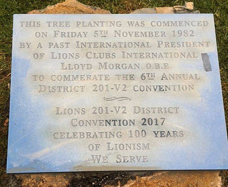 New Plaque : 03-November-2017 (Leigh Morgan)