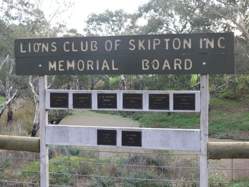 Lions Club Memorial Board : 12-May-2012