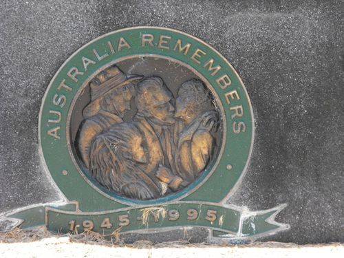 Australia Remembers Plaque / April 2013/ Williams
