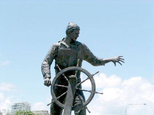 Lost Fishermen Memorial Closeup