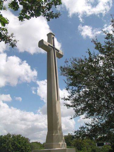 Lutwyche War Cemetery Cross of Sacrifice / March 2013