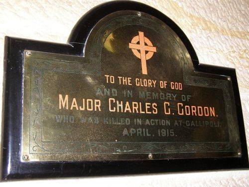 Major Gordon Plaque : 30-August-2014