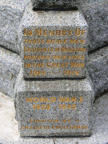 Malvern World War One Memorial