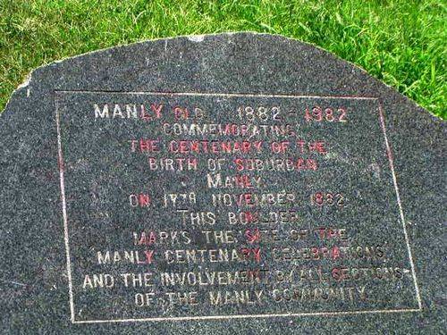 Manly Settlement Inscription / March 2013