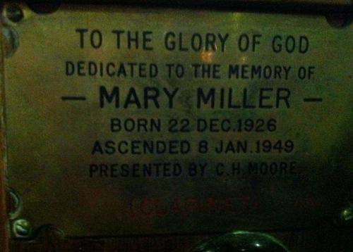 Mary Miller : 12-July-2012