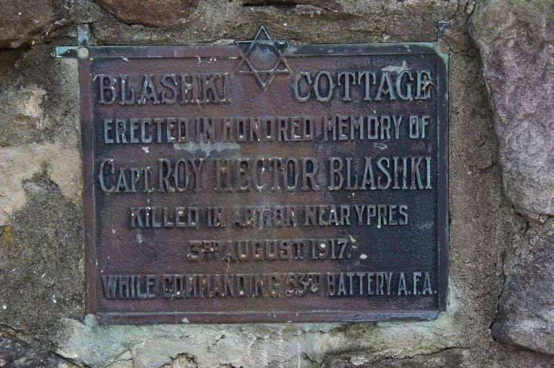 Blashki Cottage Plaque : 19-September-2014
