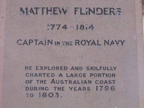 Matthew Flinders Inscription