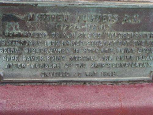 Matthew Flinders Plaque