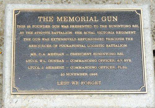 Memorial Gun : 19-April-2012