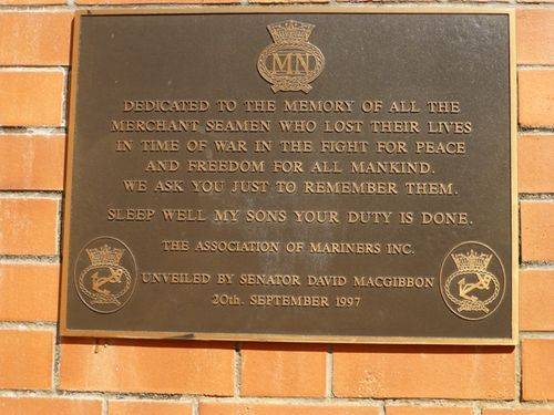 Merchant Seamen Plaque : 26-05-2014