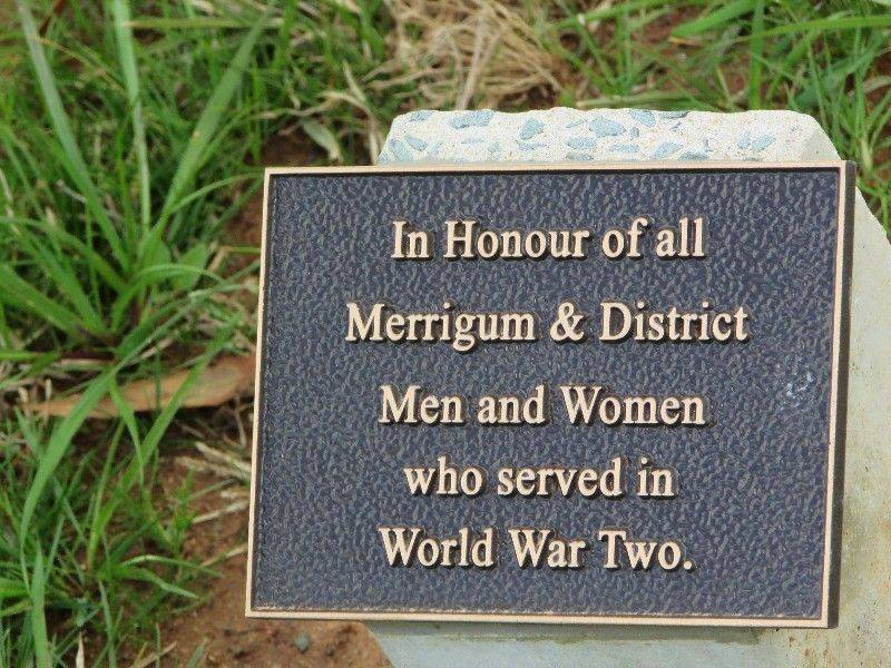 World War Two Plaque: 07-August-2015
