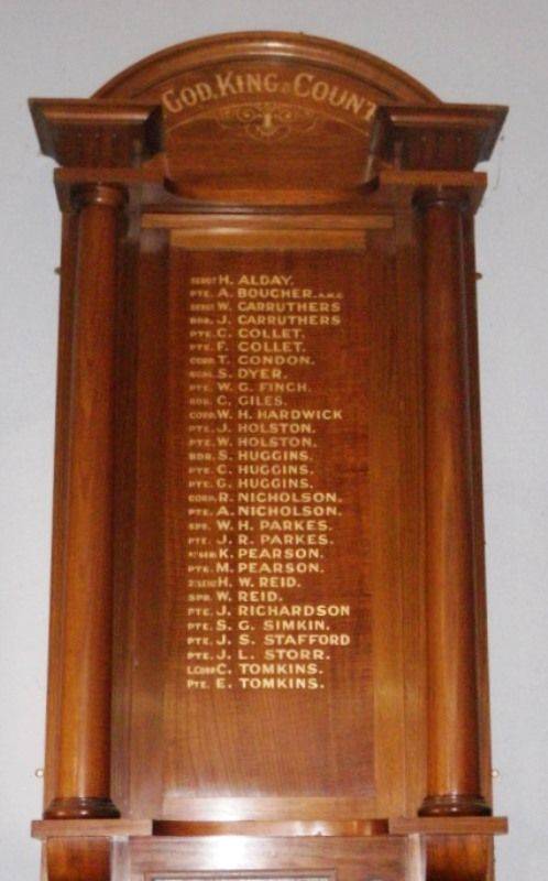 Methodist Church Honour Roll Monument Australia