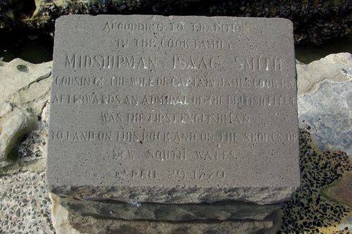 Midshipman Isaac Smith Memorial Inscription: 19-02-2014