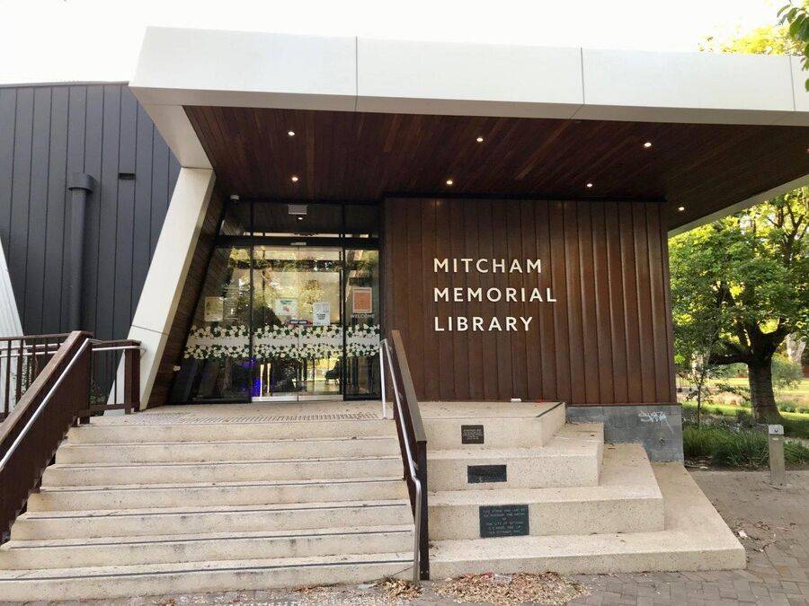 Mitcham Memorial Library Monument Australia