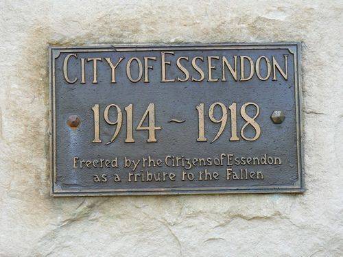 Essendon War Memorial : 28-January-2008