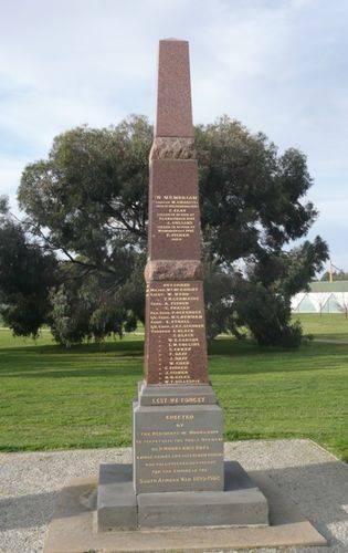 Moorabbin Boer War Memorial : 19-September-2012