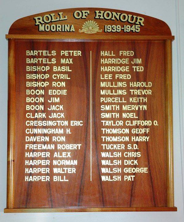 ROLL OF HONOUR, 1939-1945