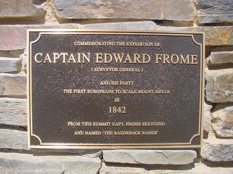 Captain Frome Plaque : 12-October-2002