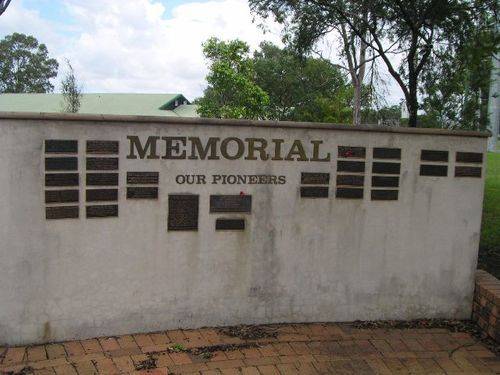Mudgeeraba Memorial Pioneers -March 2013