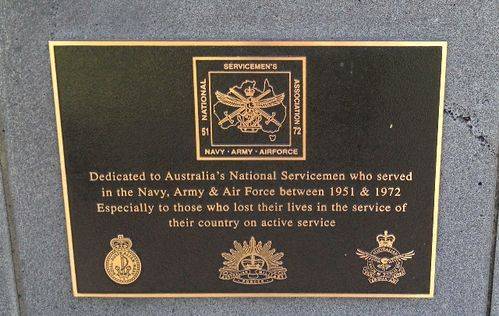 National Service Plaque : November 2013