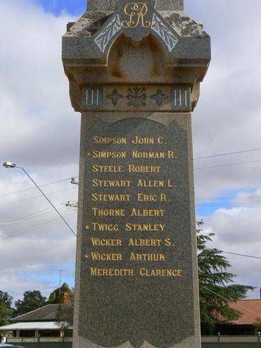 Newbridge War Memorial   Right Side