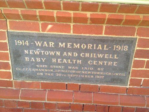 Newtown & Chilwell Health Centre Inscription Plaque :10-09-2013