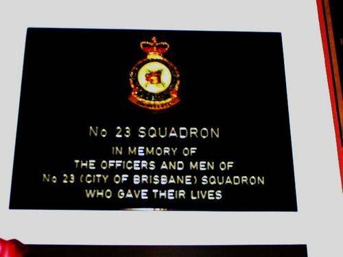 No 23 Squadron Plaque