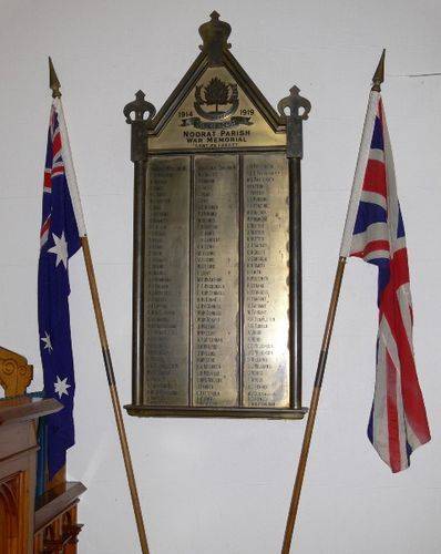 Noorat Parish War Memorial : 17-July-2011