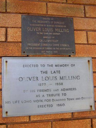 Oliver Milling Plaques : 28-July-2014