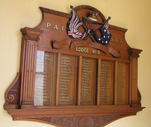 PAFSOA Roll of Honour