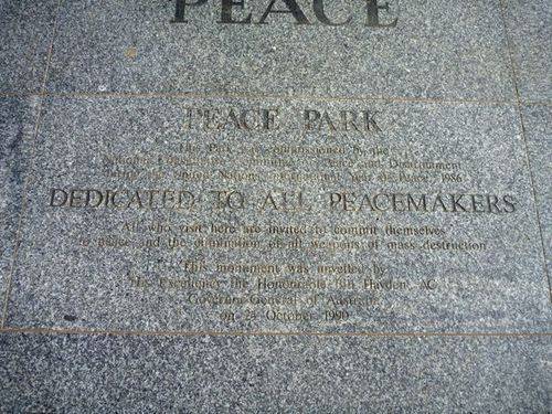 Peace Park Memorial : 03-April-2011