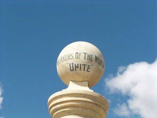 Top of monument column