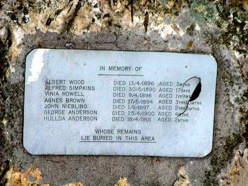 Pioneer Childrens Grave Plaque