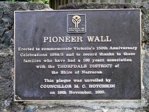 Pioneer Wall : 11-April-2013
