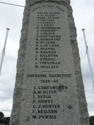 Portarlington War Memorial : 05-October-2012
