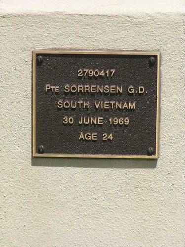 Sorrenson Plaque / March 2013