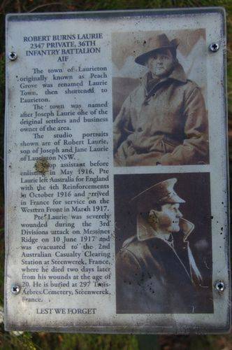 Pte Laurie Information Board : June 2014