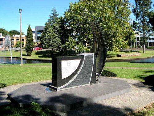 Queensland State National Service Memorial Back View