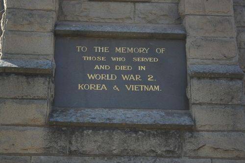 WW2-Korea-Vietnam Plaque : 08-04-2014