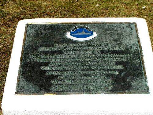 RAN Corvettes Plaque