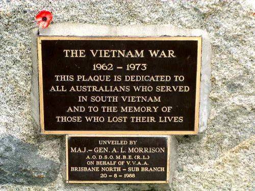 RSL Vietnam War Memorial Plaques