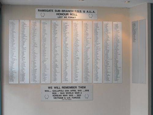 R.S.S.& A.I.L.A. Honour Roll : 22-August-2012