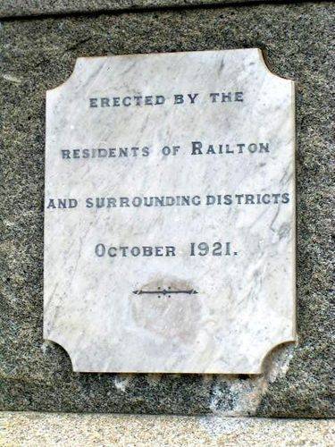 Railton War Memorial