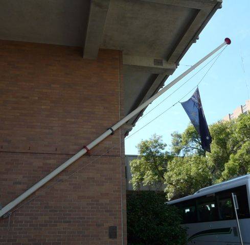 Red Cross Flagpole : 10-March-2012