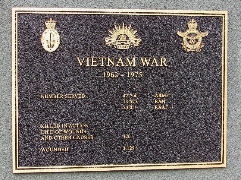 Vietnam War Plaque : 05-May-2016