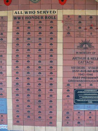 Returned Services League Memorial Wall : 13-August-2012