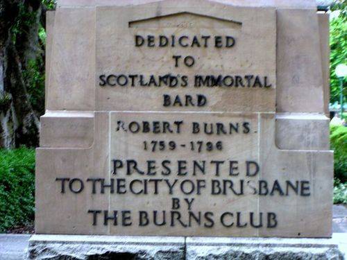 Robbie Burns Insc
